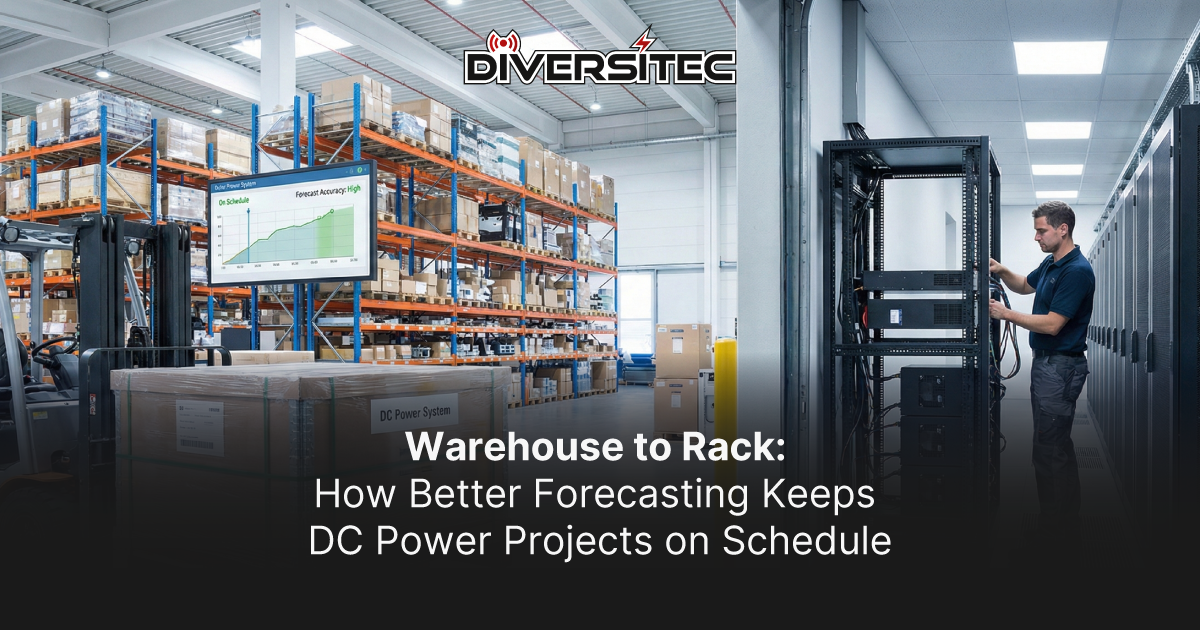 Read more about the article Warehouse to Rack: How Better Forecasting Keeps DC Power Projects on Schedule
